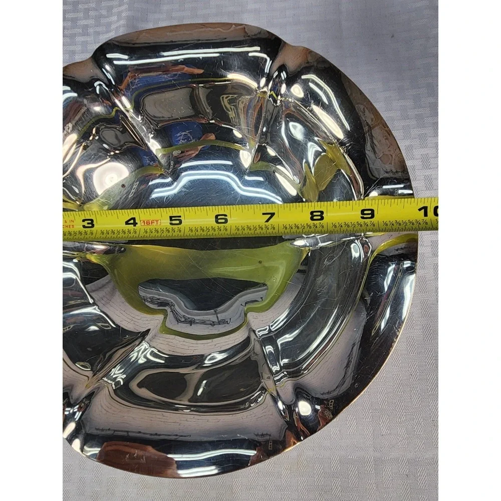 Vintage 1960's Reed & Barton Salem Silver Plate Pattern Bowl 4